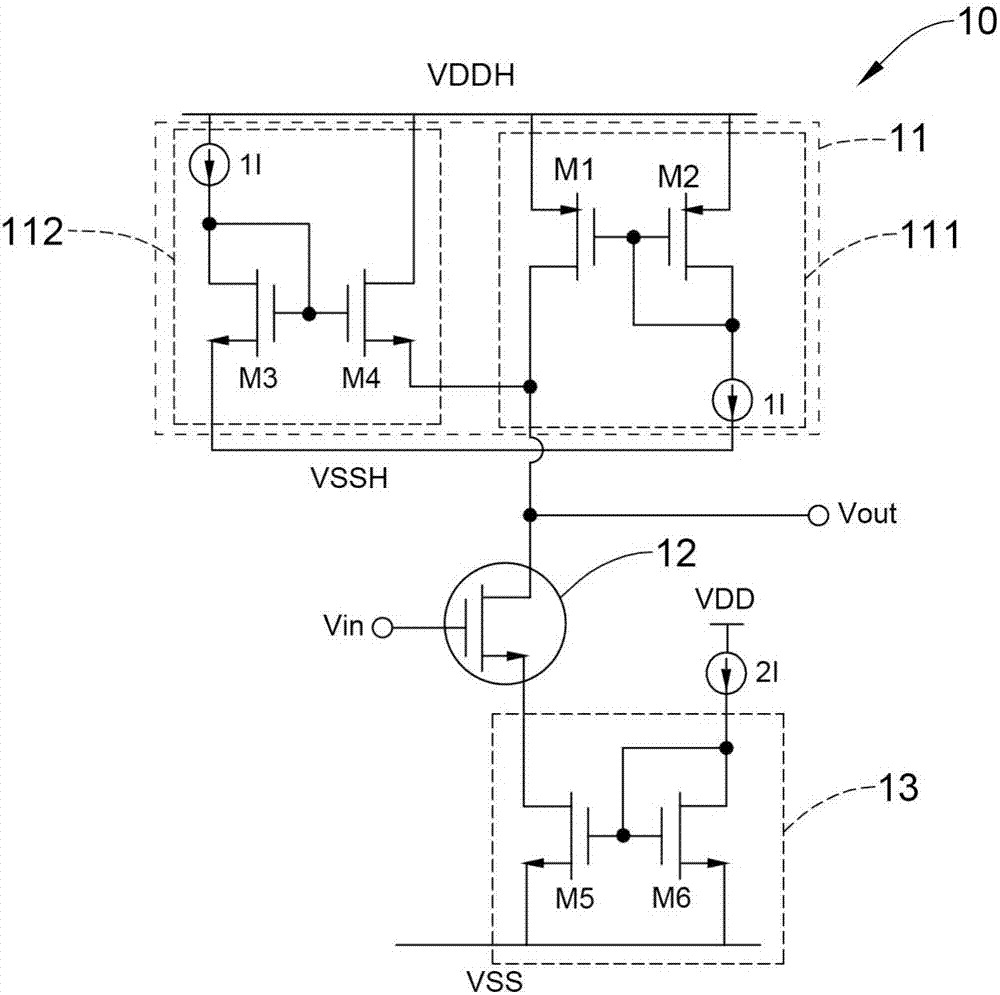 Voltage level shift circuit