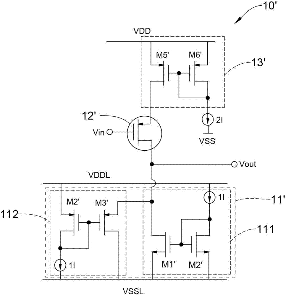 Voltage level shift circuit