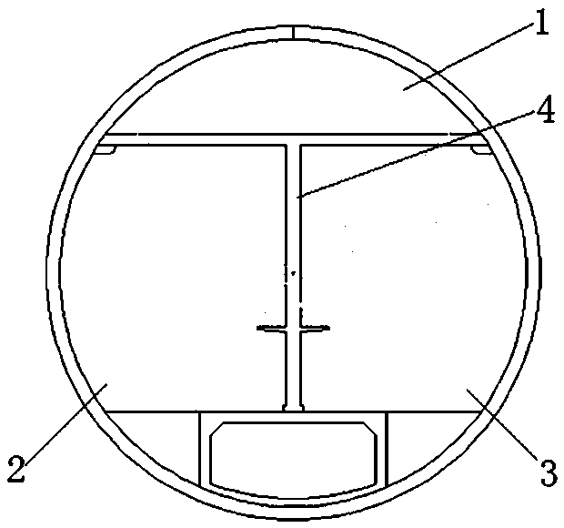 Large circle shield tunnel diameter resolving method
