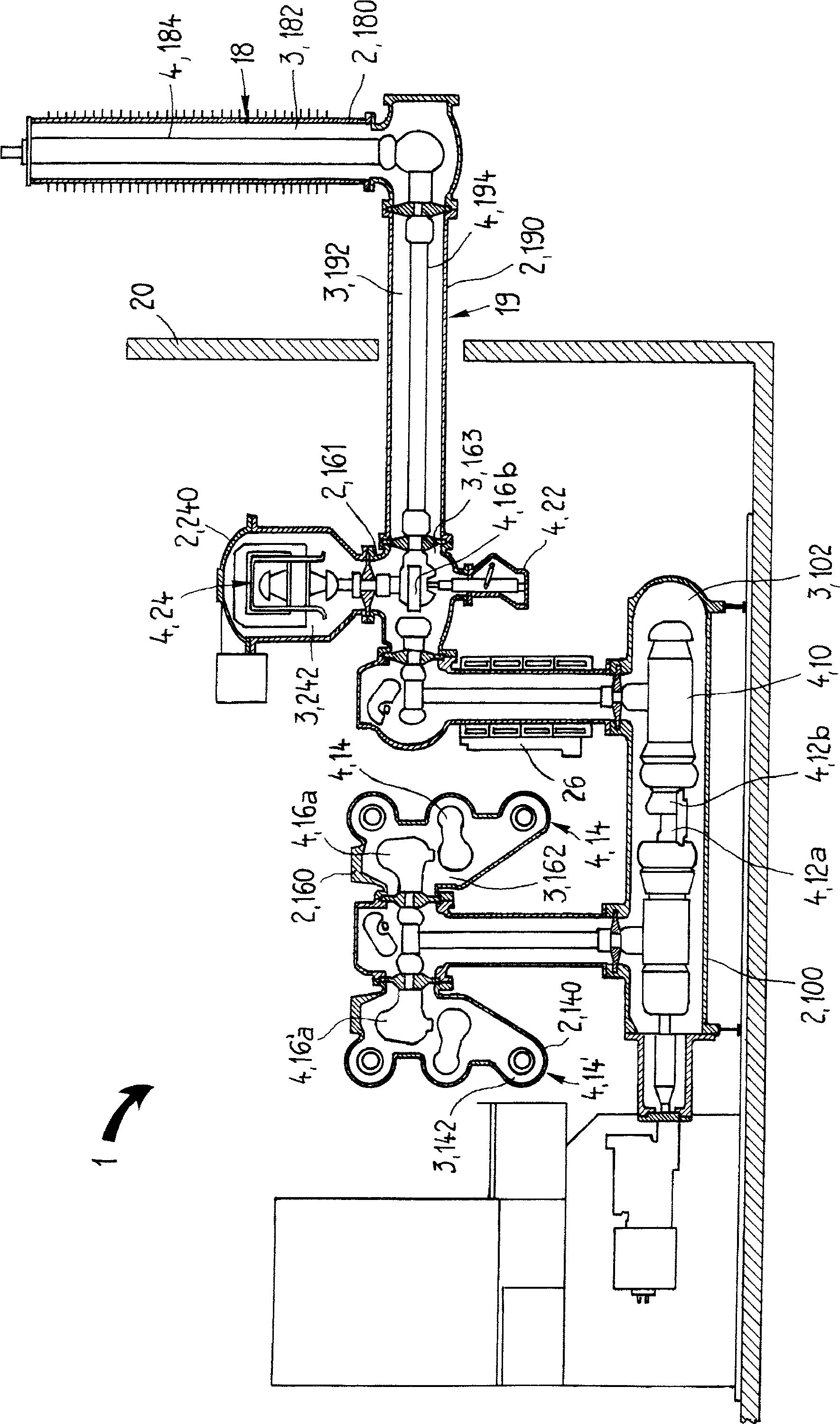 Electrical device for producing, distributing and/or using electric energy