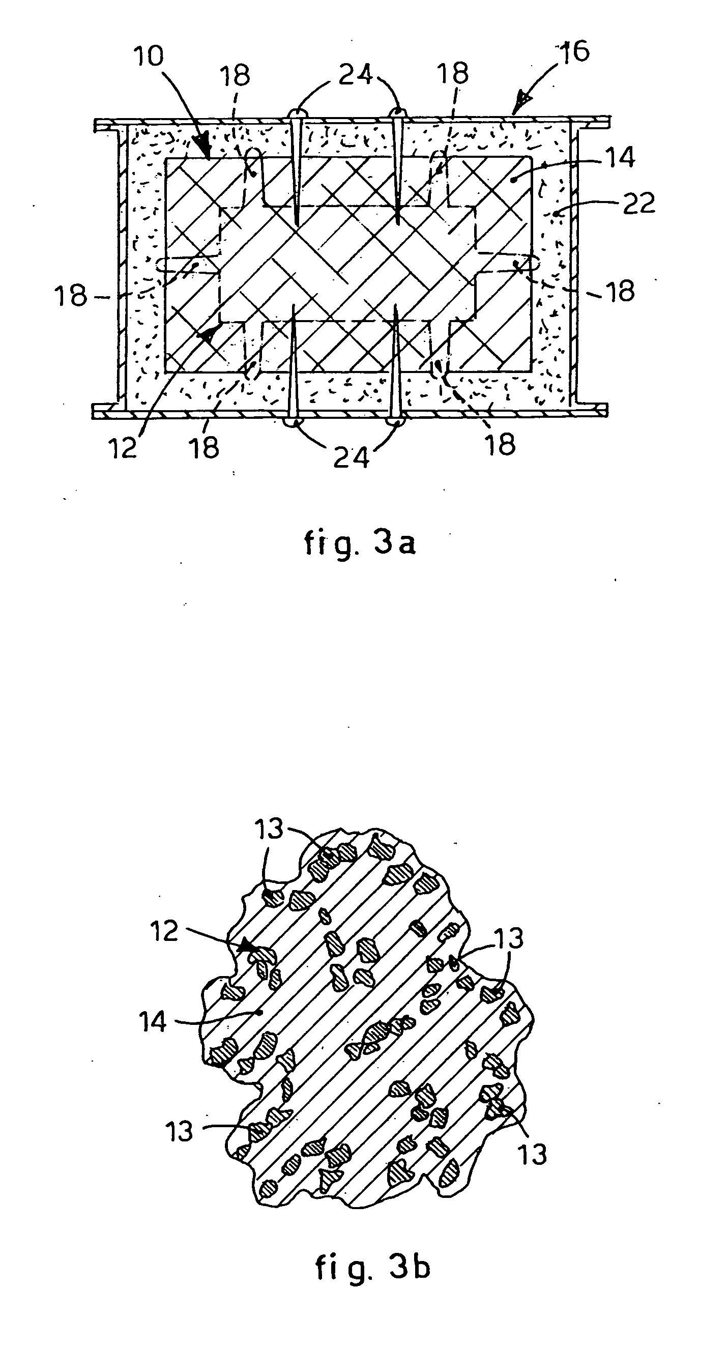 Method for the Production of an Element Subject to Wear, Element Subject to Wear and Temporary Aggregation Structure to Produce Said Element Subject to Wear