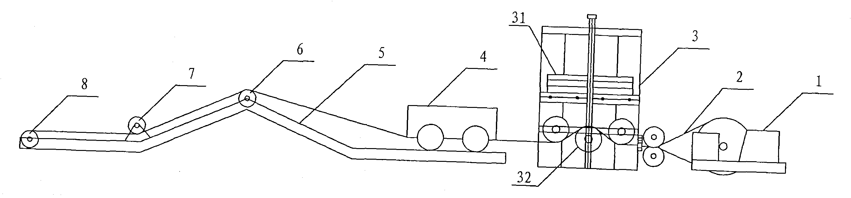 Endless rope winch system for speed regulation machinery for mining