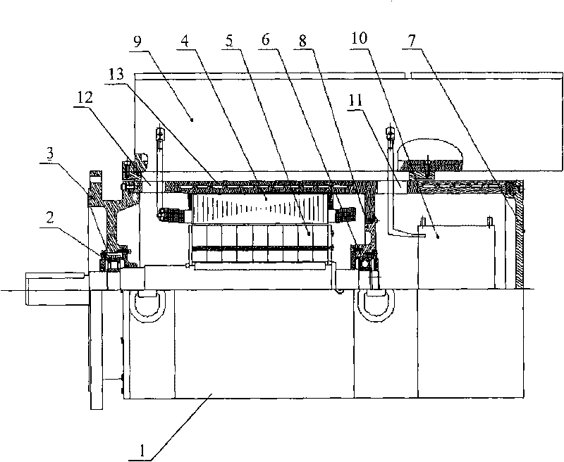 Frequency conversion motor and engineering machine with same