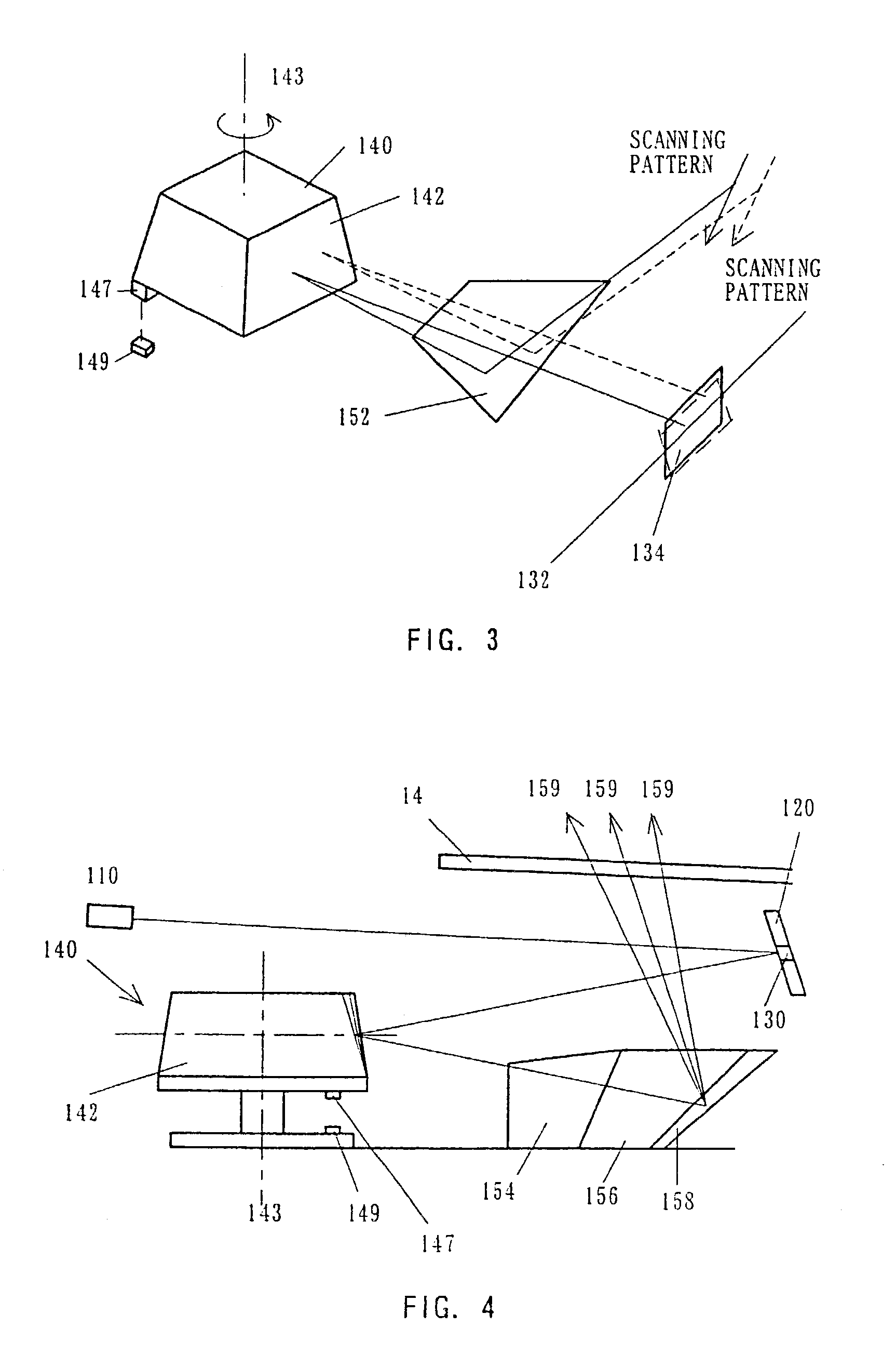 Optical reader having inclinable stage which mounts optical unit thereon