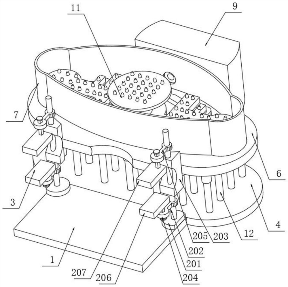 Telescopic neck massage instrument