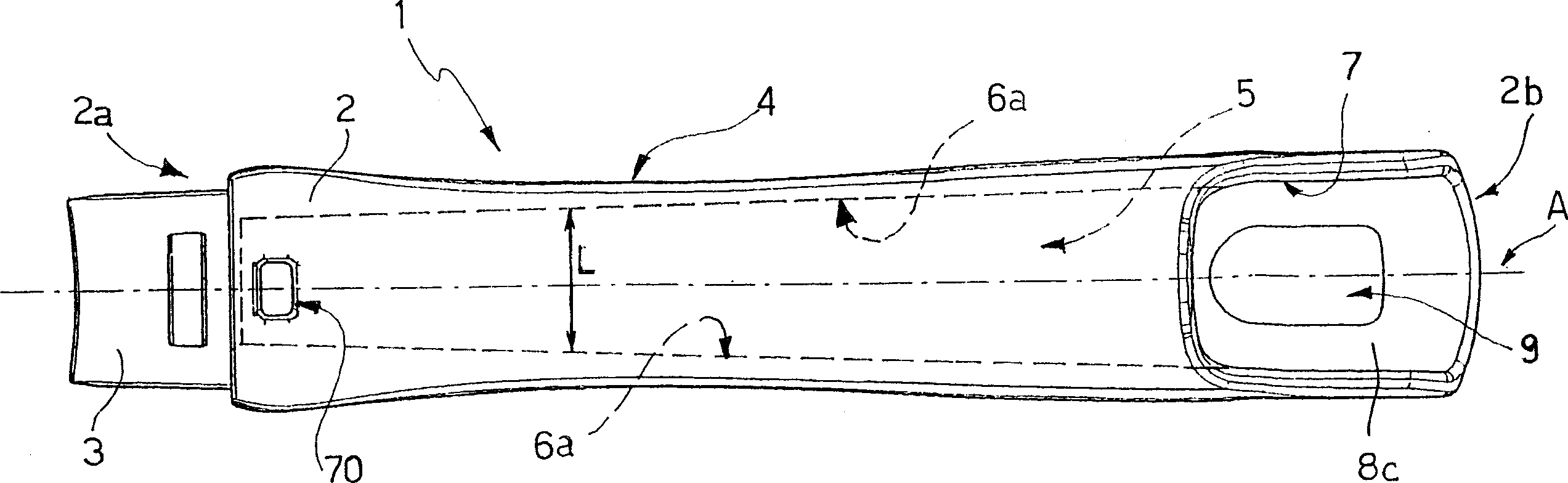 Cooking vessel grip and relative manufacturing method