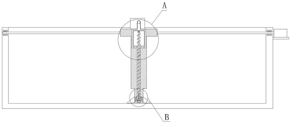 Concrete pond cleaning device and method