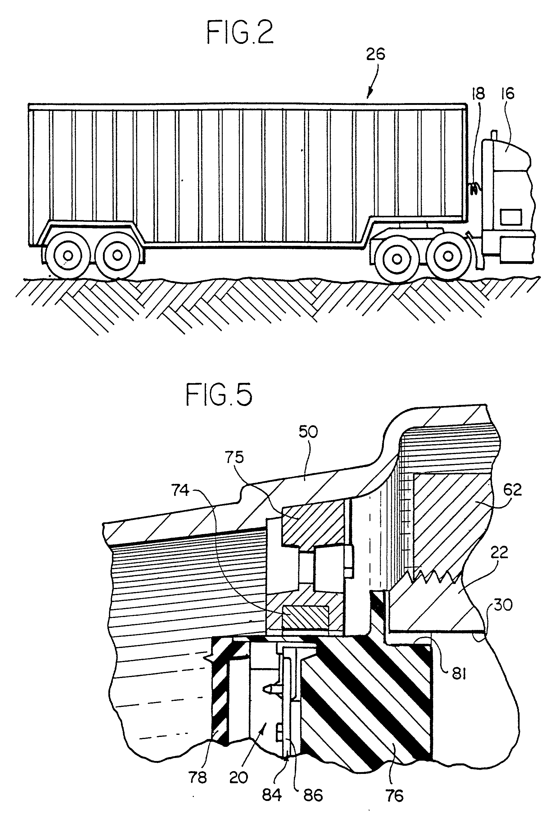 Bearing condition monitor for a vehicle, such as a truck or a trailer