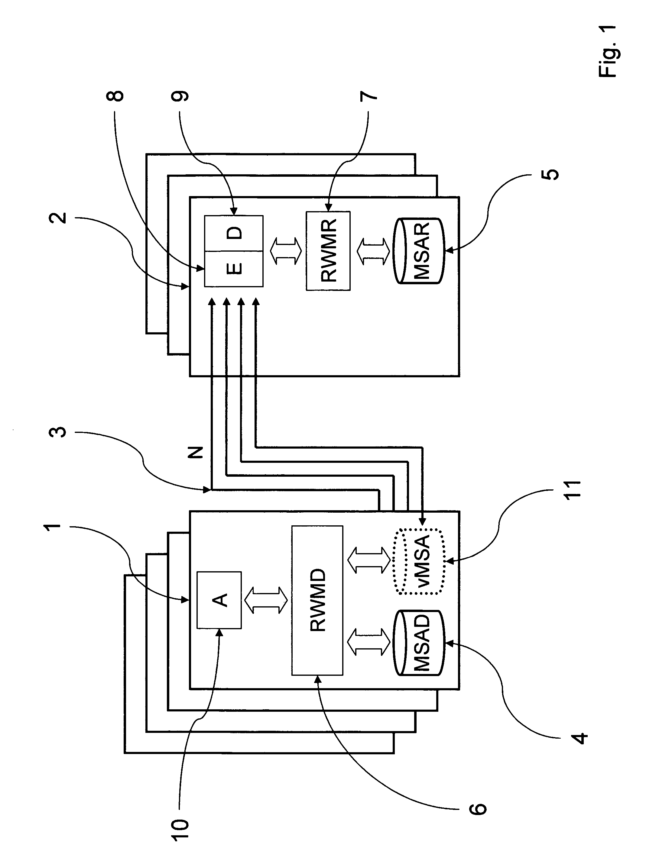 Method and apparatus for enabling high-reliability storage of distributed data on a plurality of independent storage devices