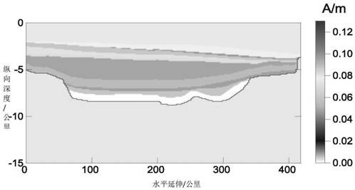 Deep geologic structure inversion method and geologic structure interpretation method for petroliferous basin