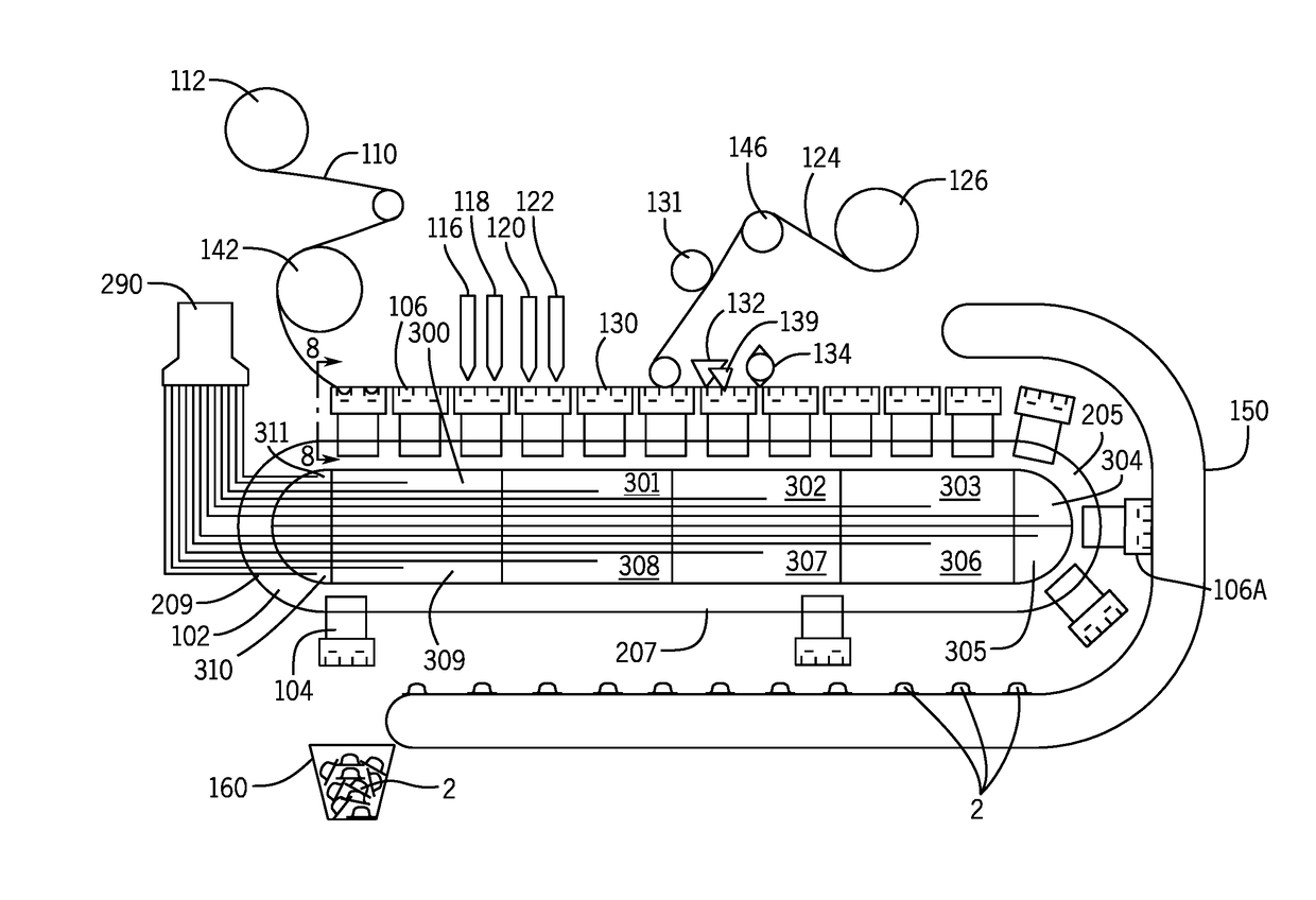 Packaging machine with independently controllable movers