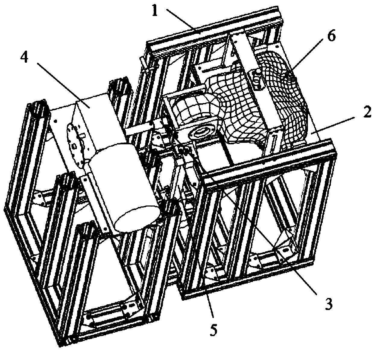 Calibration device and calibration method for TNO-10 dummy trunk