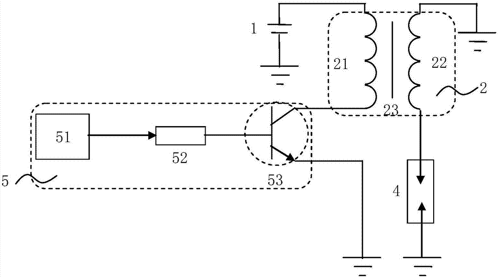 Fault diagnosis circuit and method of internal-drive electrically-controlled ignition system