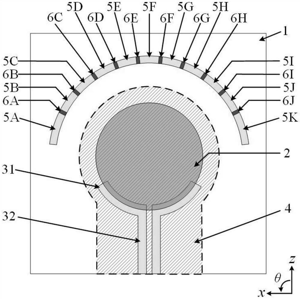 Directional diagram reconfigurable antenna with end-fire beam scanning function