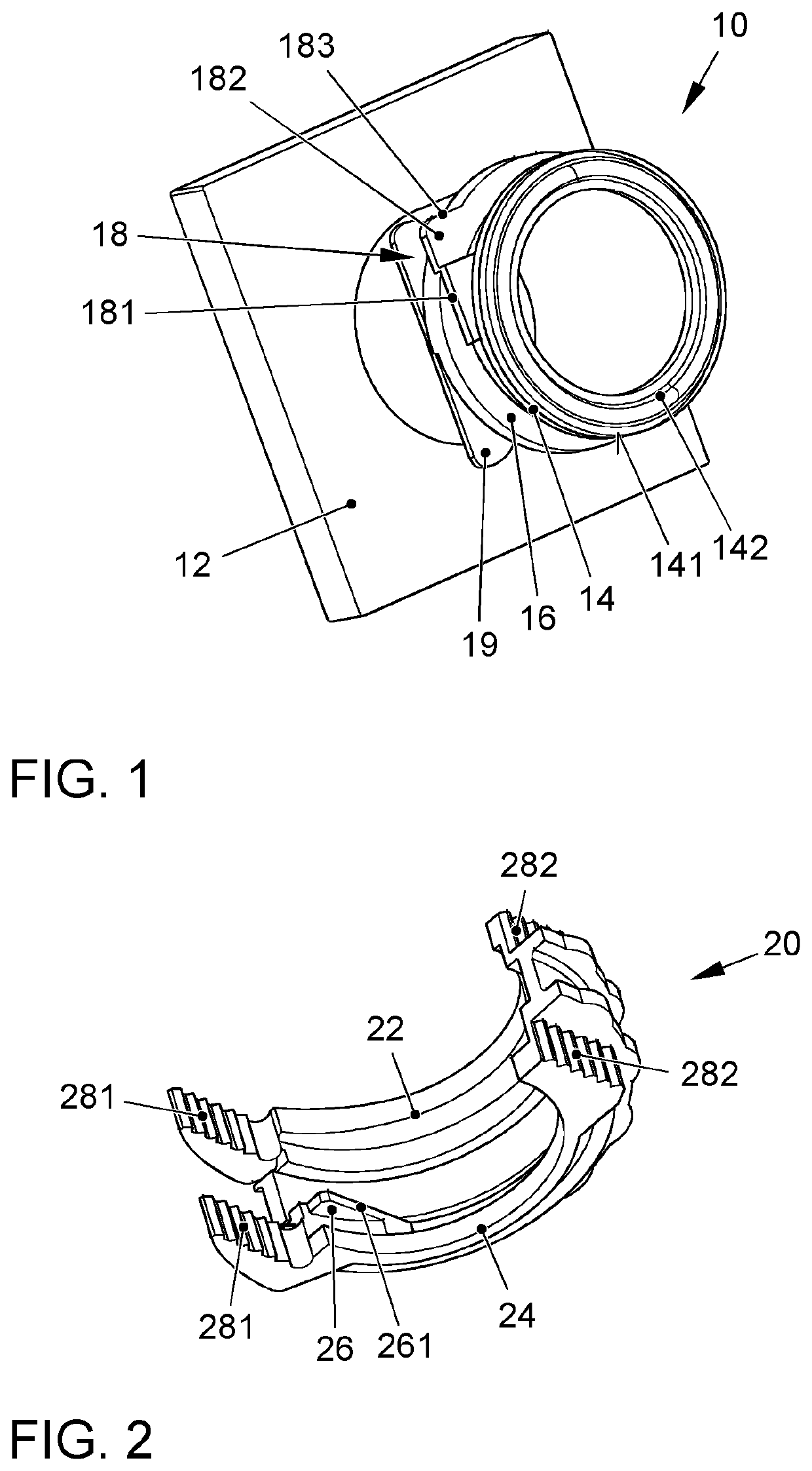 Half-ring segment, connection clamp, and connection device