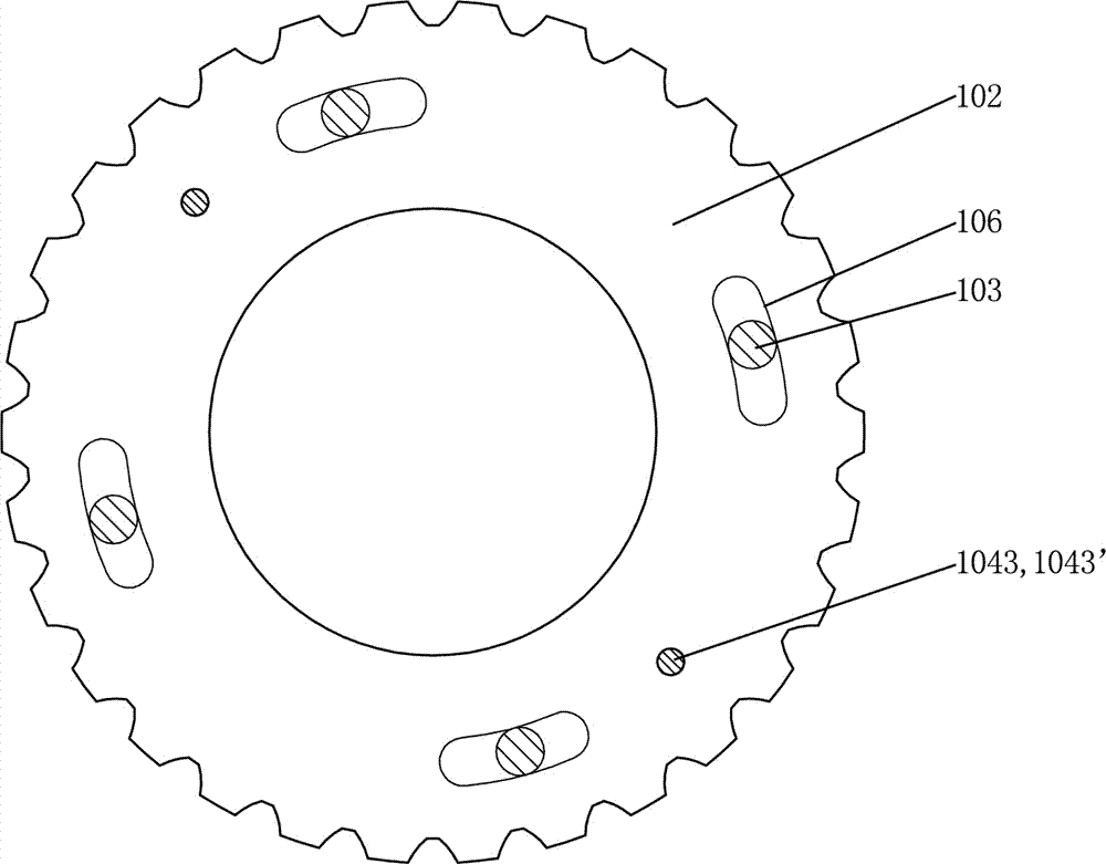 Gear mechanism capable of automatically adjusting gap