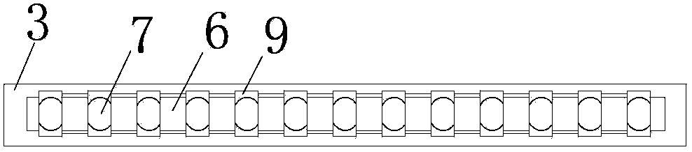 Silicon chip collection device for linear cutting machine