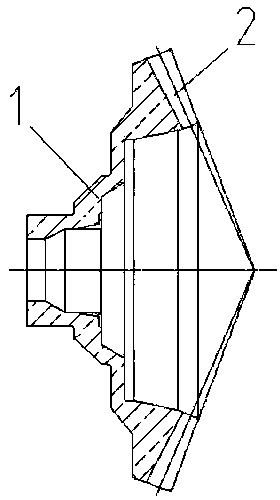 A heat treatment equipment for combined forgings of driven spiral bevel gears