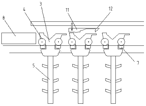 A heat treatment equipment for combined forgings of driven spiral bevel gears