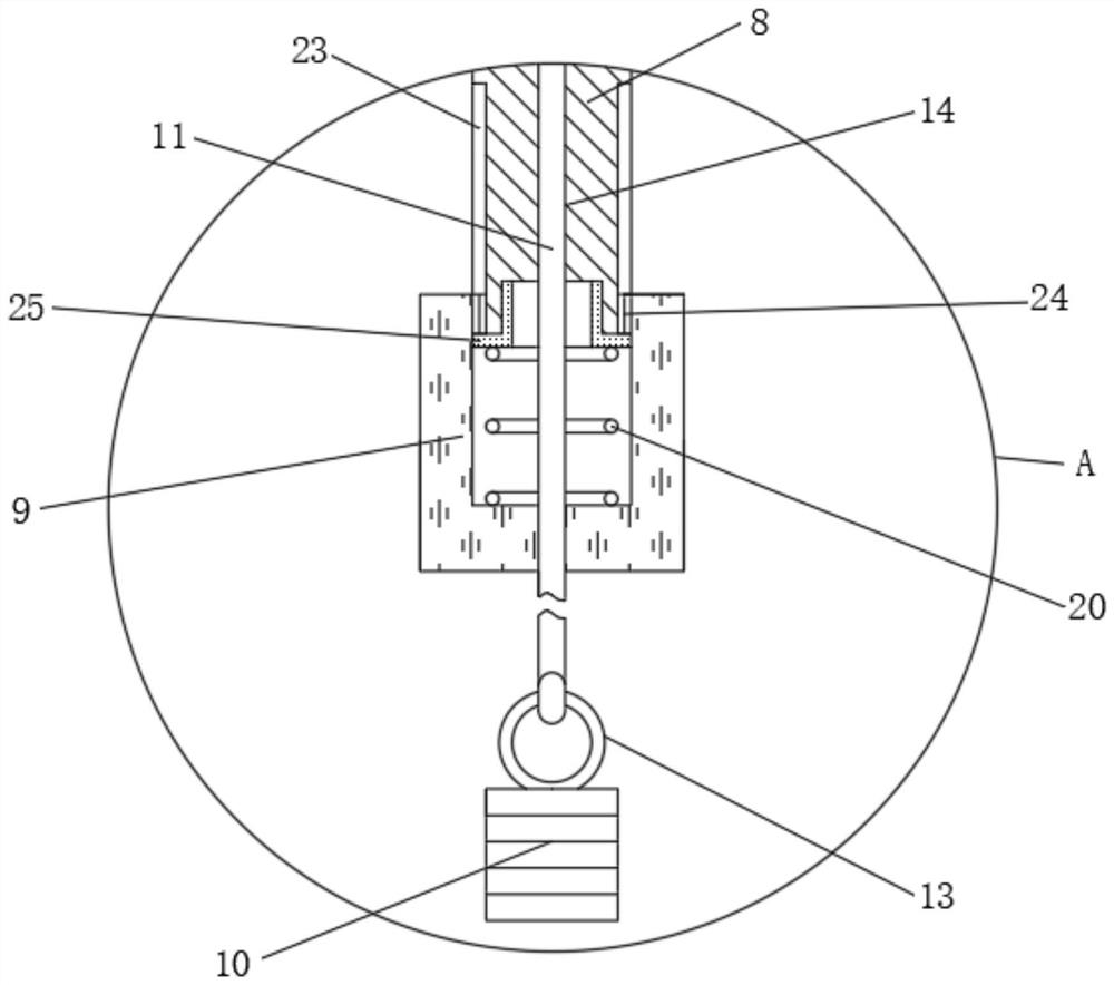 Cable erecting structure of angle steel tower and installation method of cable erecting structure