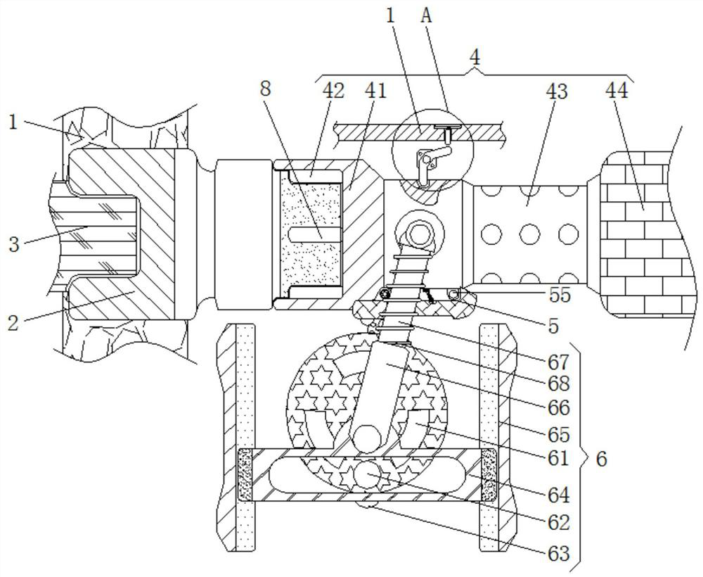 Display physical self-locking device for computer confidentiality