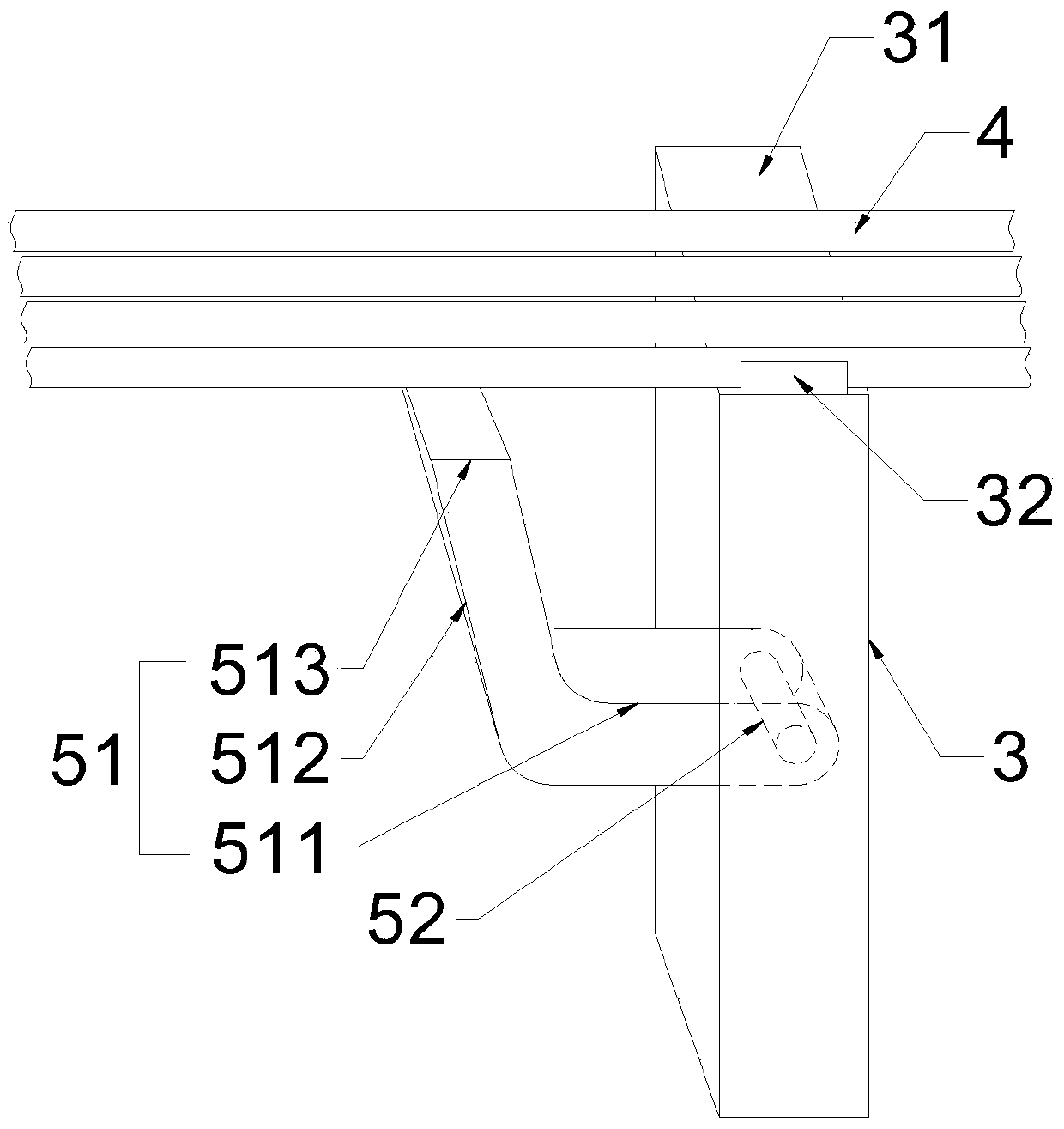 Automatic pipe cutting machine feeding device