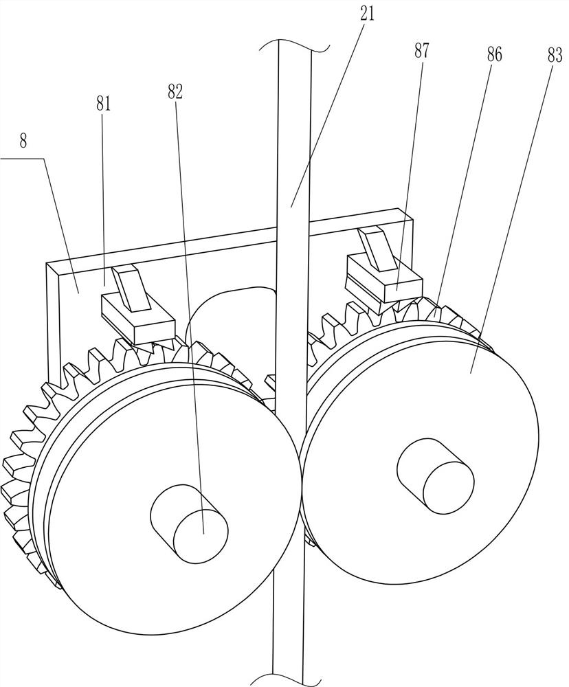 Displacement sensor steel wire rope vertical wire outlet device