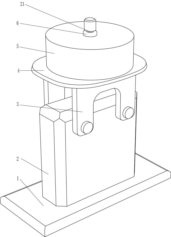 Displacement sensor steel wire rope vertical wire outlet device