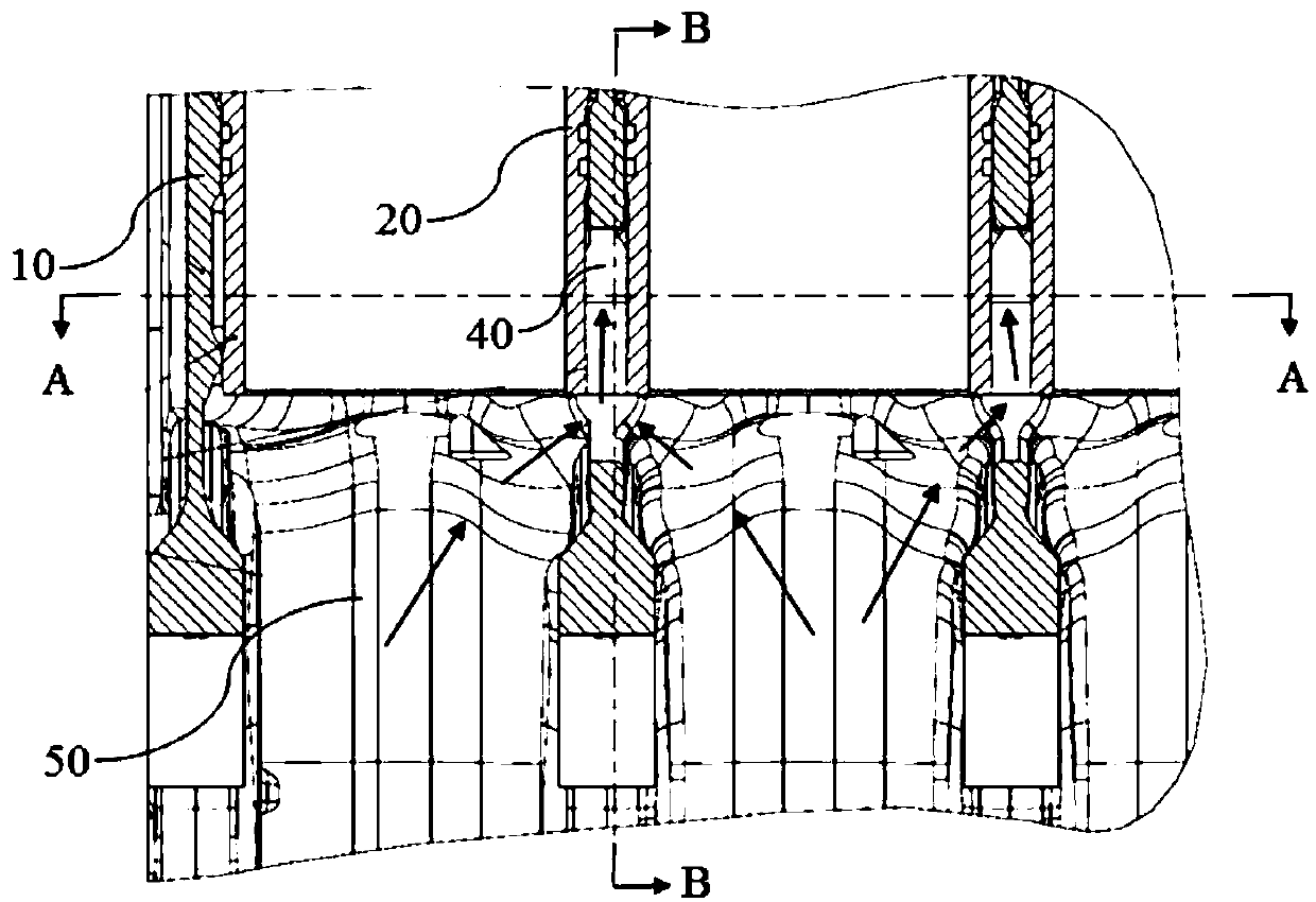 Gas taking structure of oil-gas separator and engine