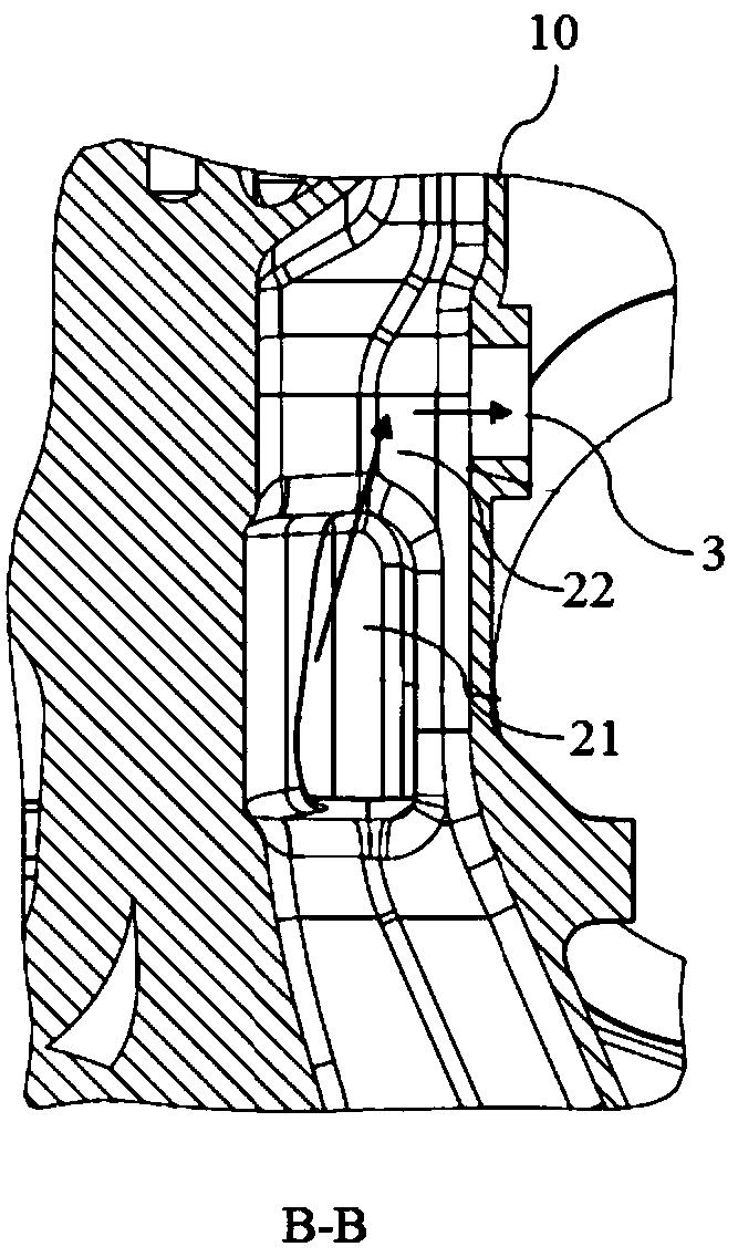 Gas taking structure of oil-gas separator and engine