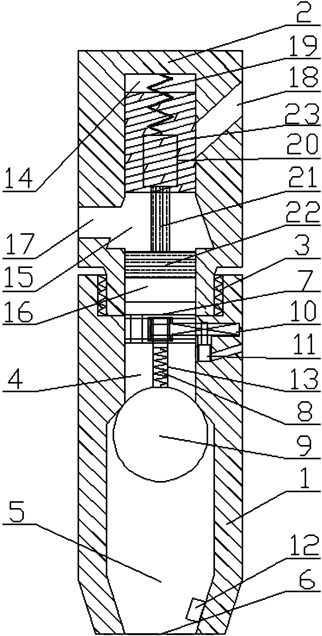 Oil nozzle capable of automatically controlling pressure