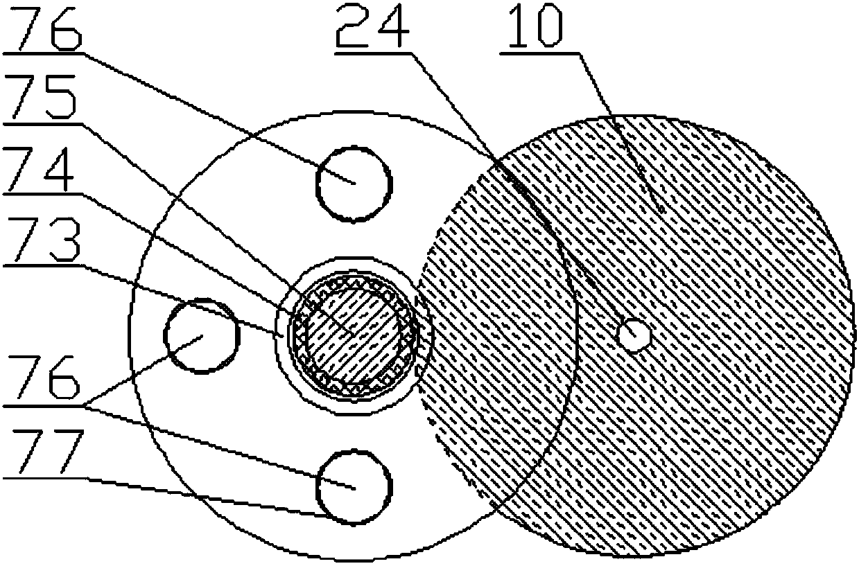 Oil nozzle capable of automatically controlling pressure