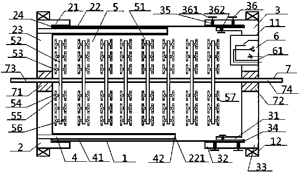 Matched washing system for storage feeding tank