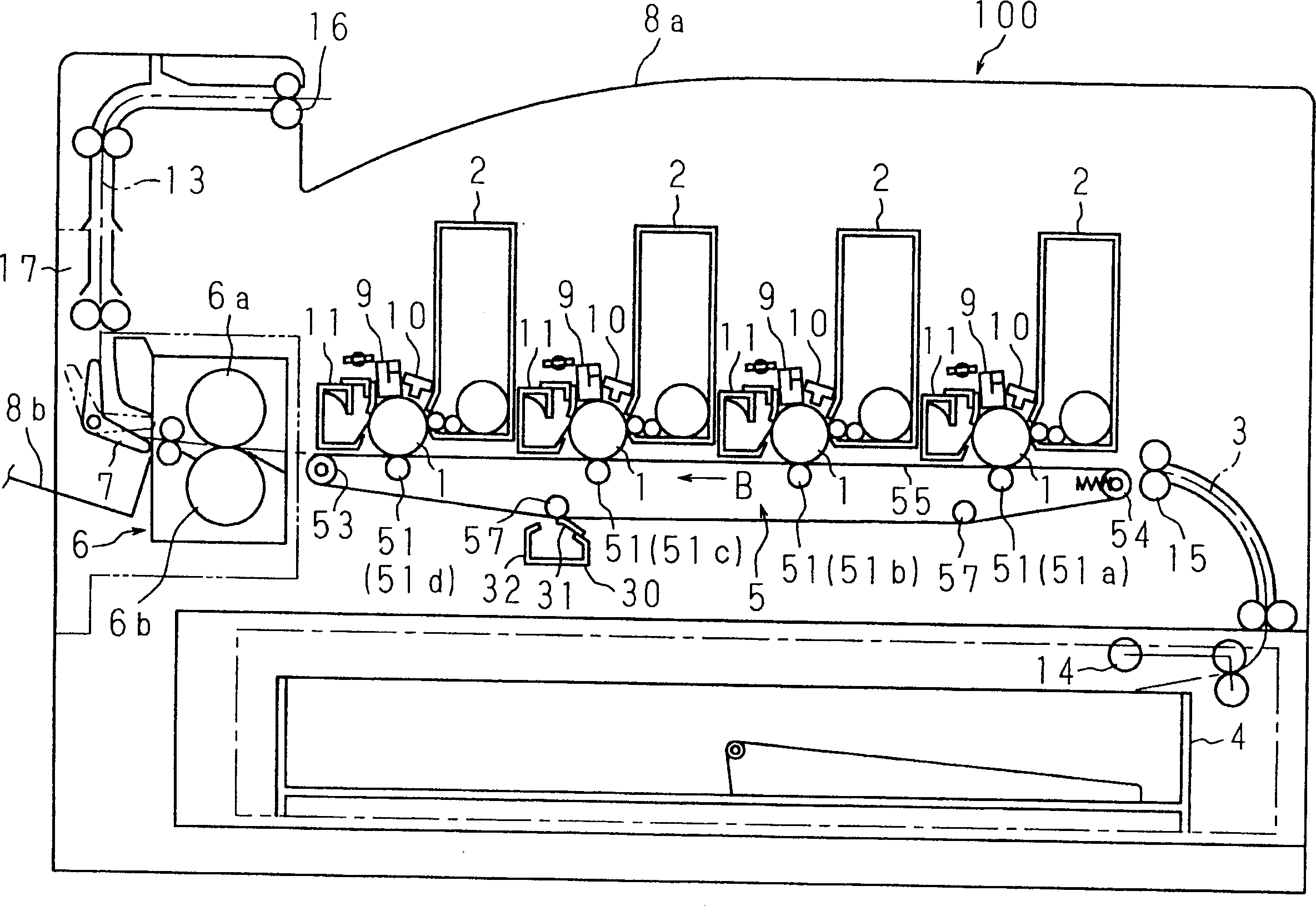 Imaging device and transfer unit