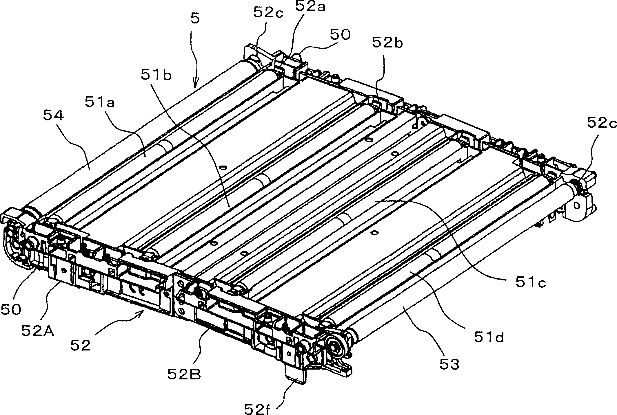 Imaging device and transfer unit