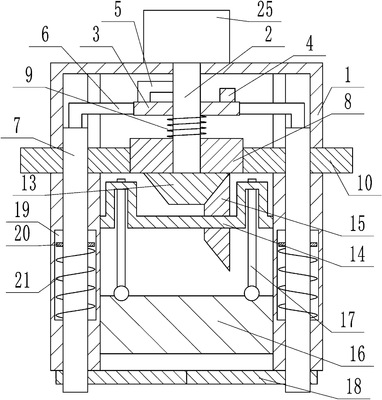 Cement emulsified asphalt mortar penetrating-type semi-rigidity road surface construction vibration rolling apparatus