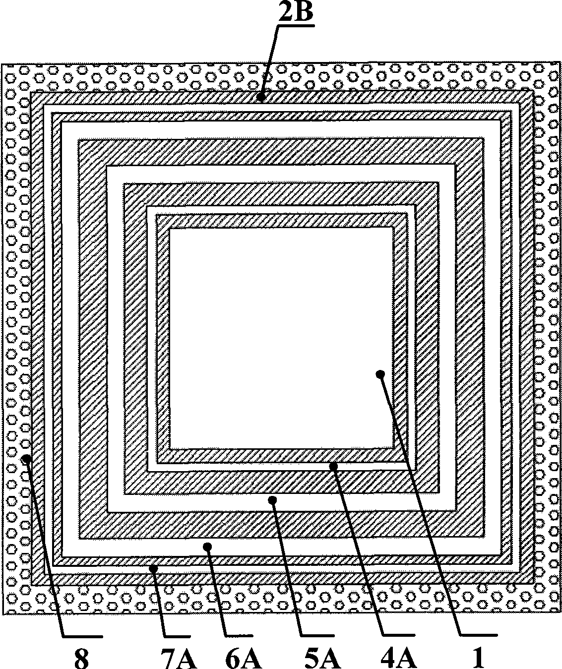 Immersion flow field stabilizing device used for photo-etching machine