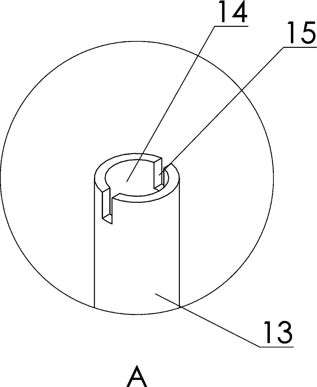 Direct lead wire grounding wire mounting and dismounting device