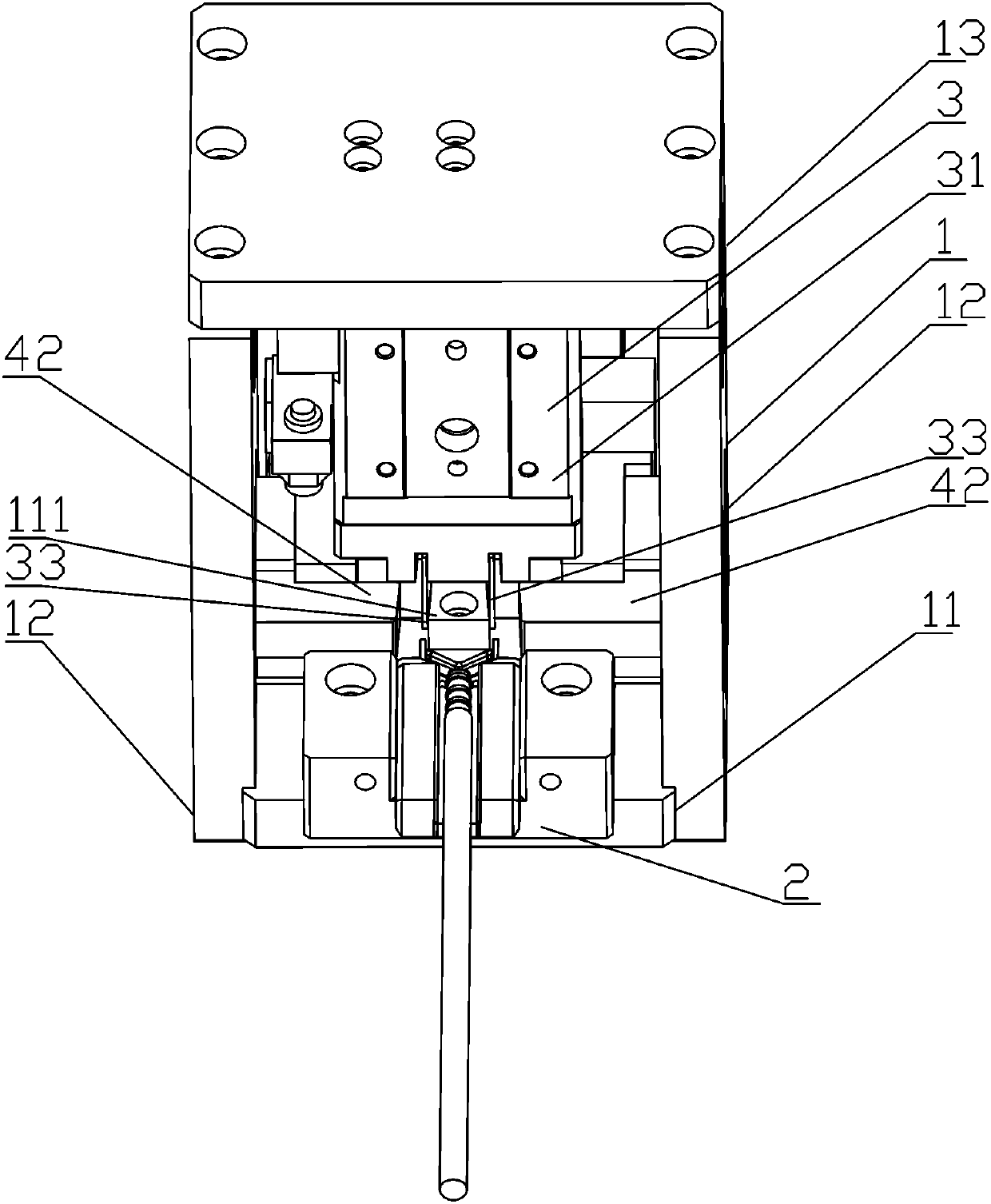 Cable Y-shaped joint shaping device