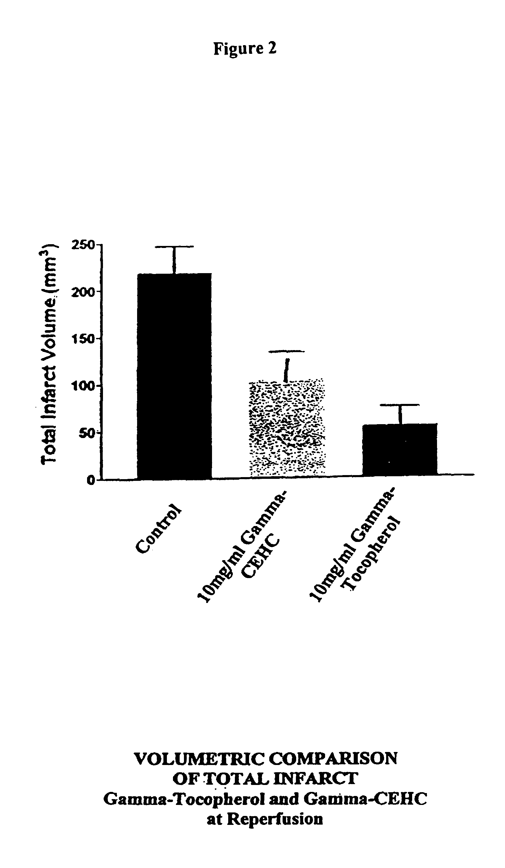 Methods for the prevention and treatment of cerebral ischemia using non-alpha tocopherols