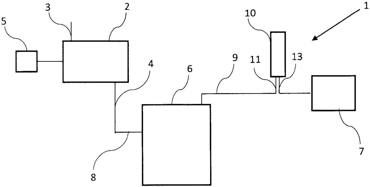 A filter assembly for separating oil from compressed gas and compressor comprising such filter assembly