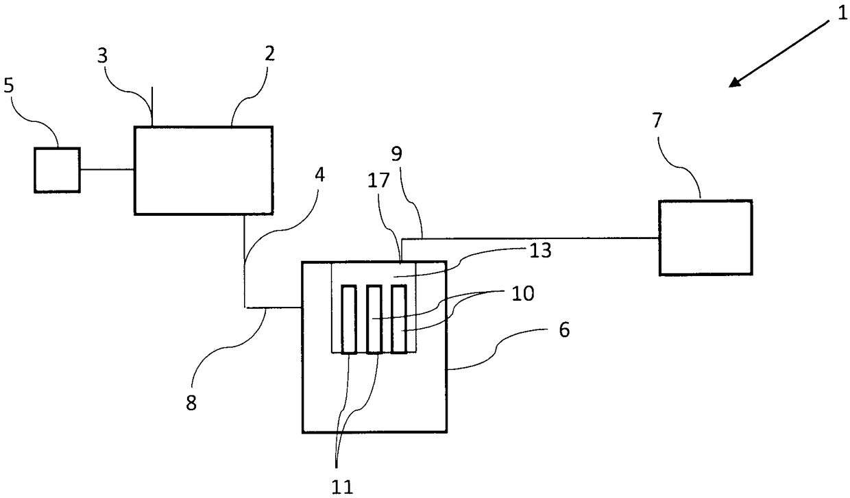 A filter assembly for separating oil from compressed gas and compressor comprising such filter assembly