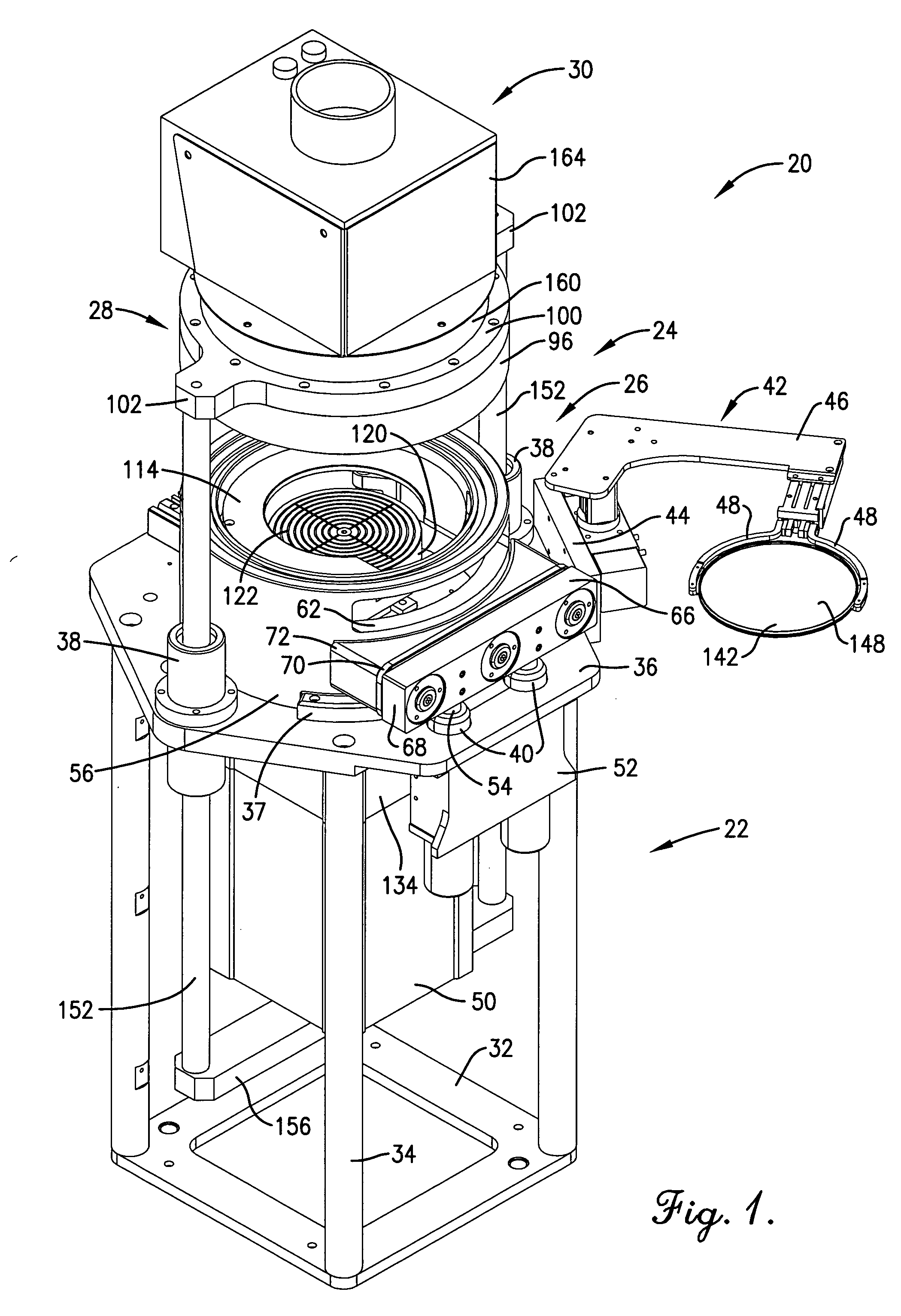 Automated process and apparatus for planarization of topographical surfaces