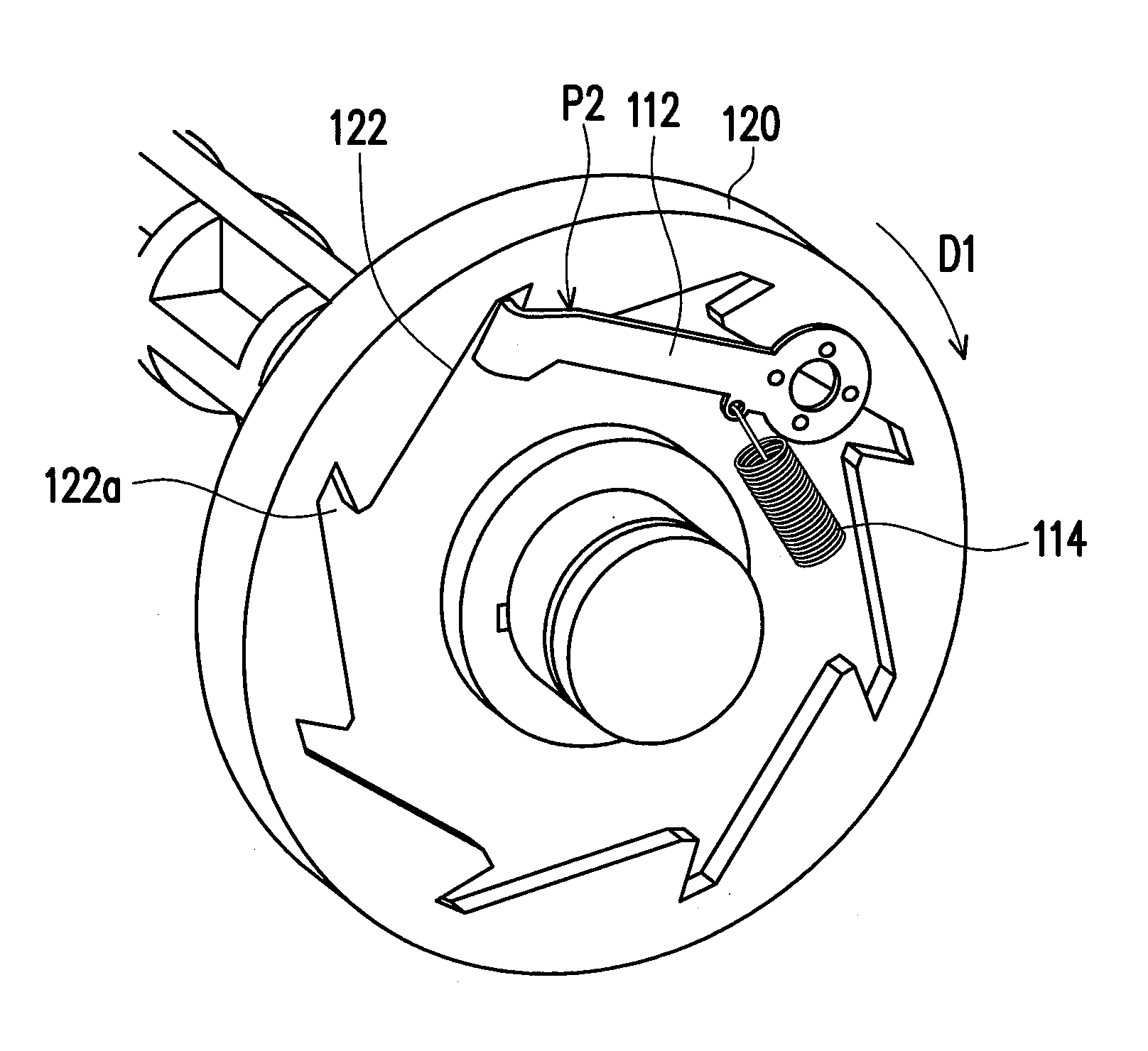 Gear assembly and electronic device using the same