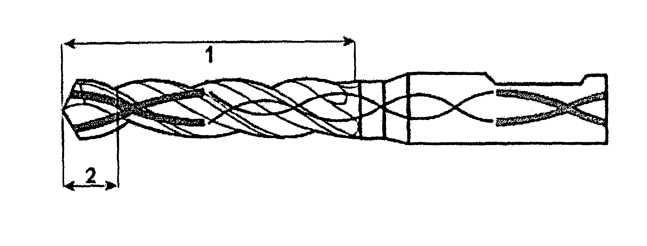 Coated drill and method of making the same