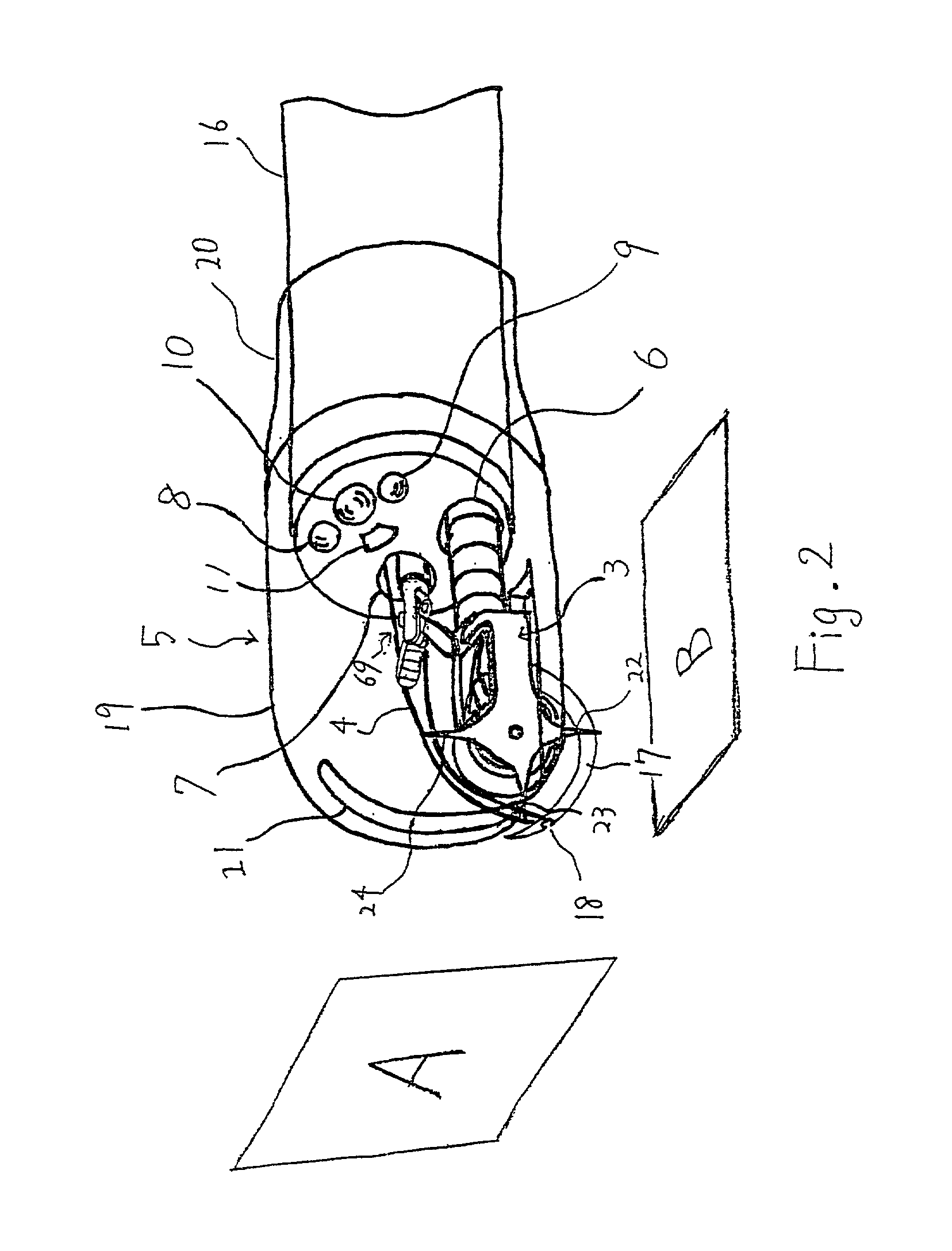 Suturing device for endoscope