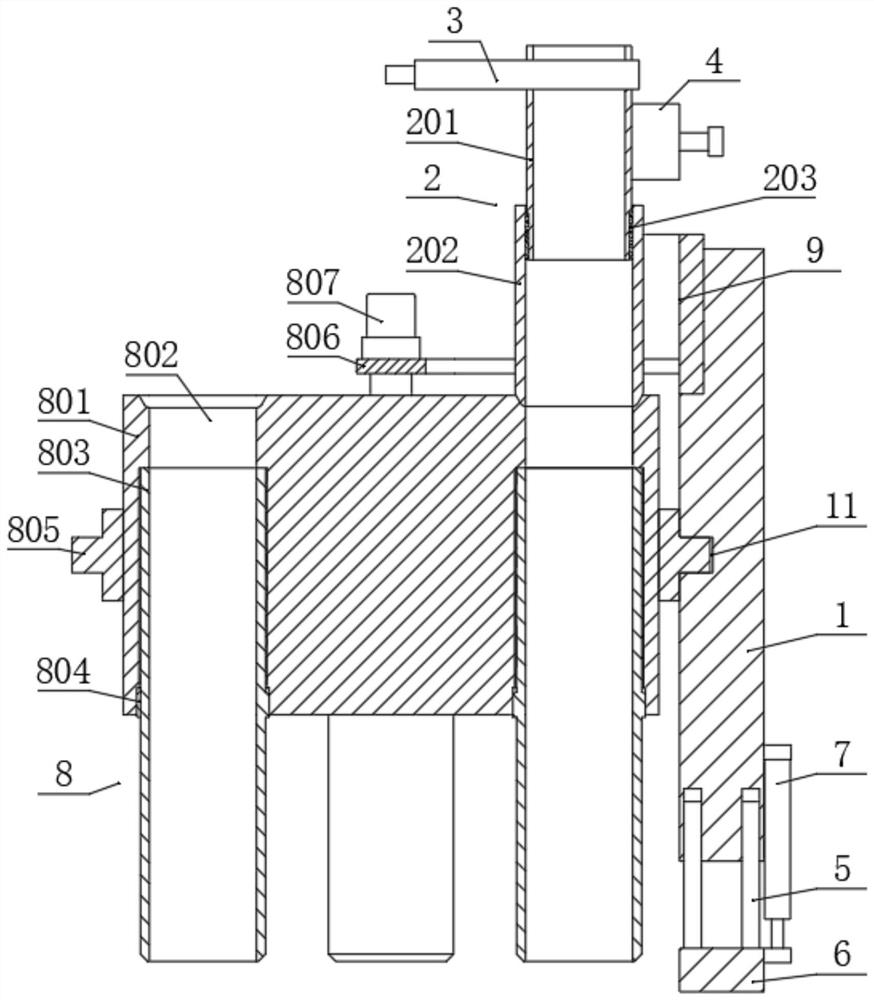 Integrated circuit plastic packaging film injection equipment