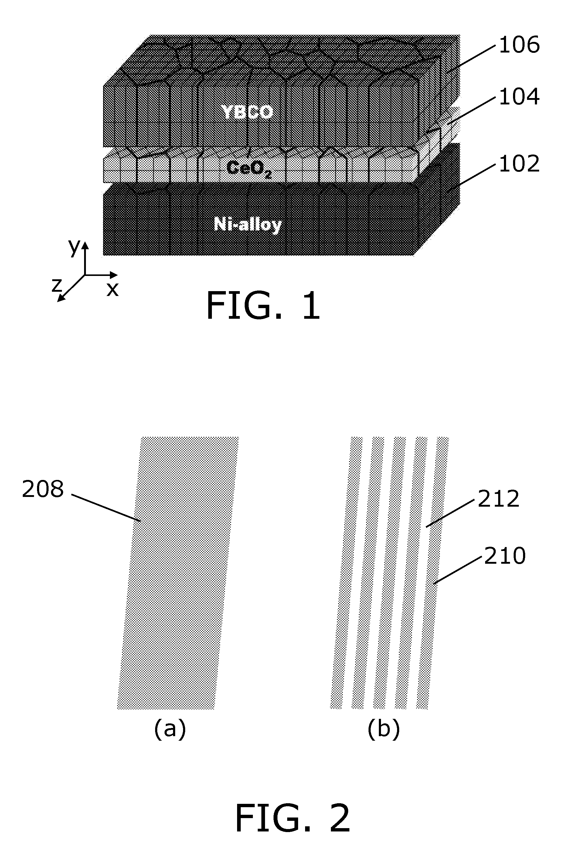 Method for producing substrates for superconducting layers