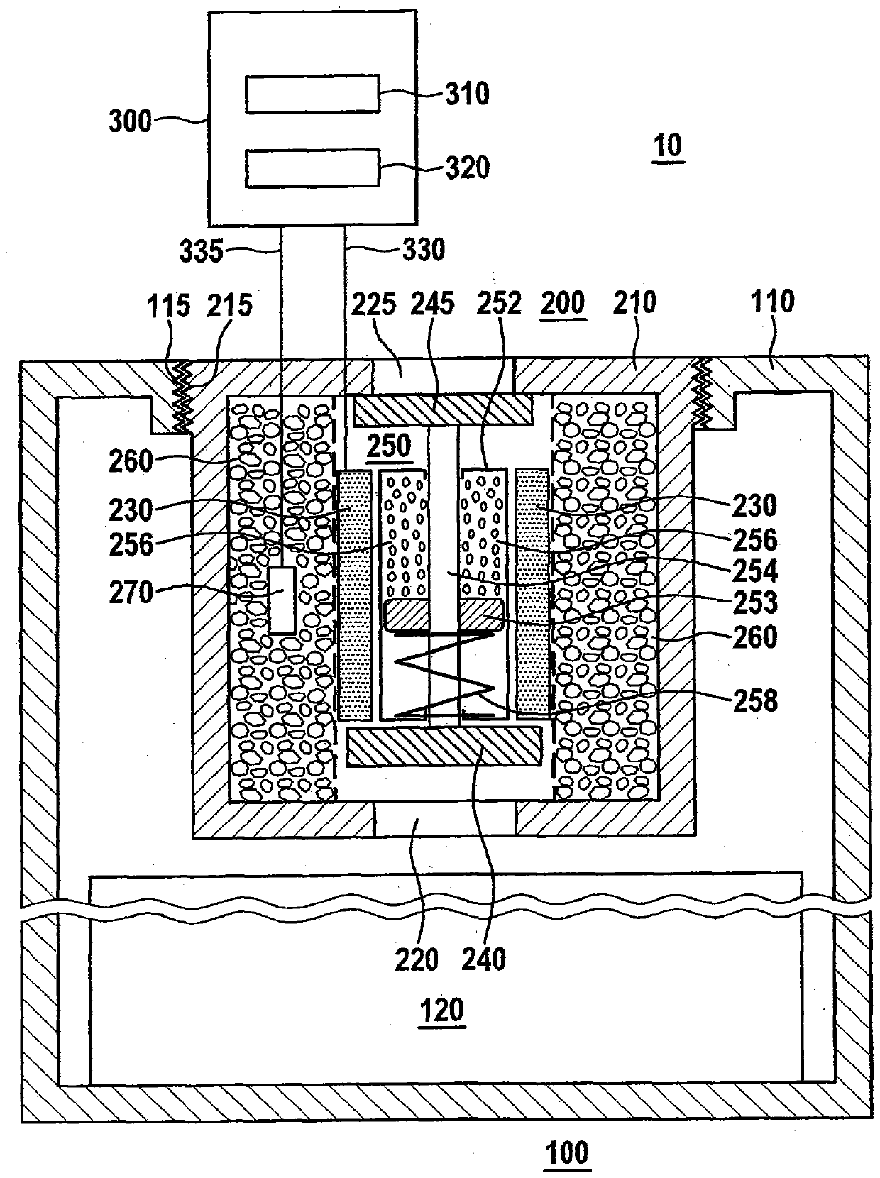 Apparatus and method for drying batteries and batteries, battery systems and vehicles