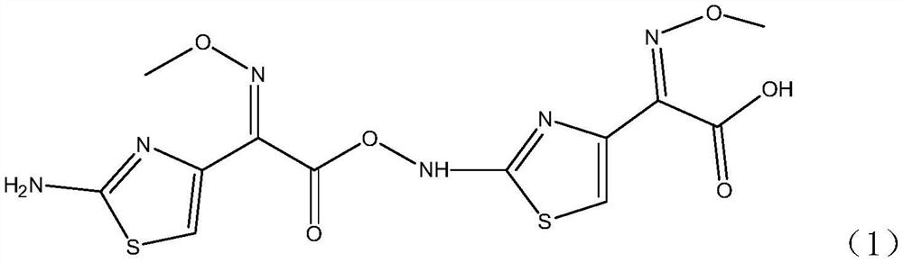 A high-purity selective preparation and purification method of aminothioxamic acid dimer